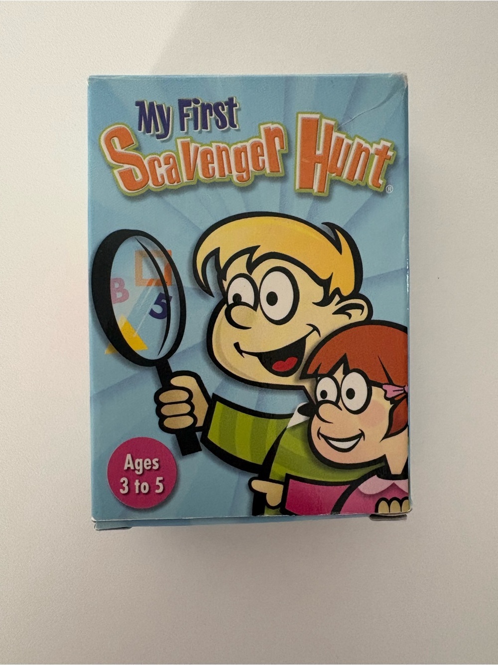 My First Scavenger Hunt Kids Game - Blue ages 3 to 5